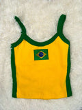 Cropped Brasil Flag